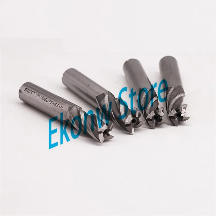 5pcs 7mm 8mm 9mm 10mm 11mm 12mm four Four 4 Flute HSS End Mill Cutter CNC Bit Milling Cutter