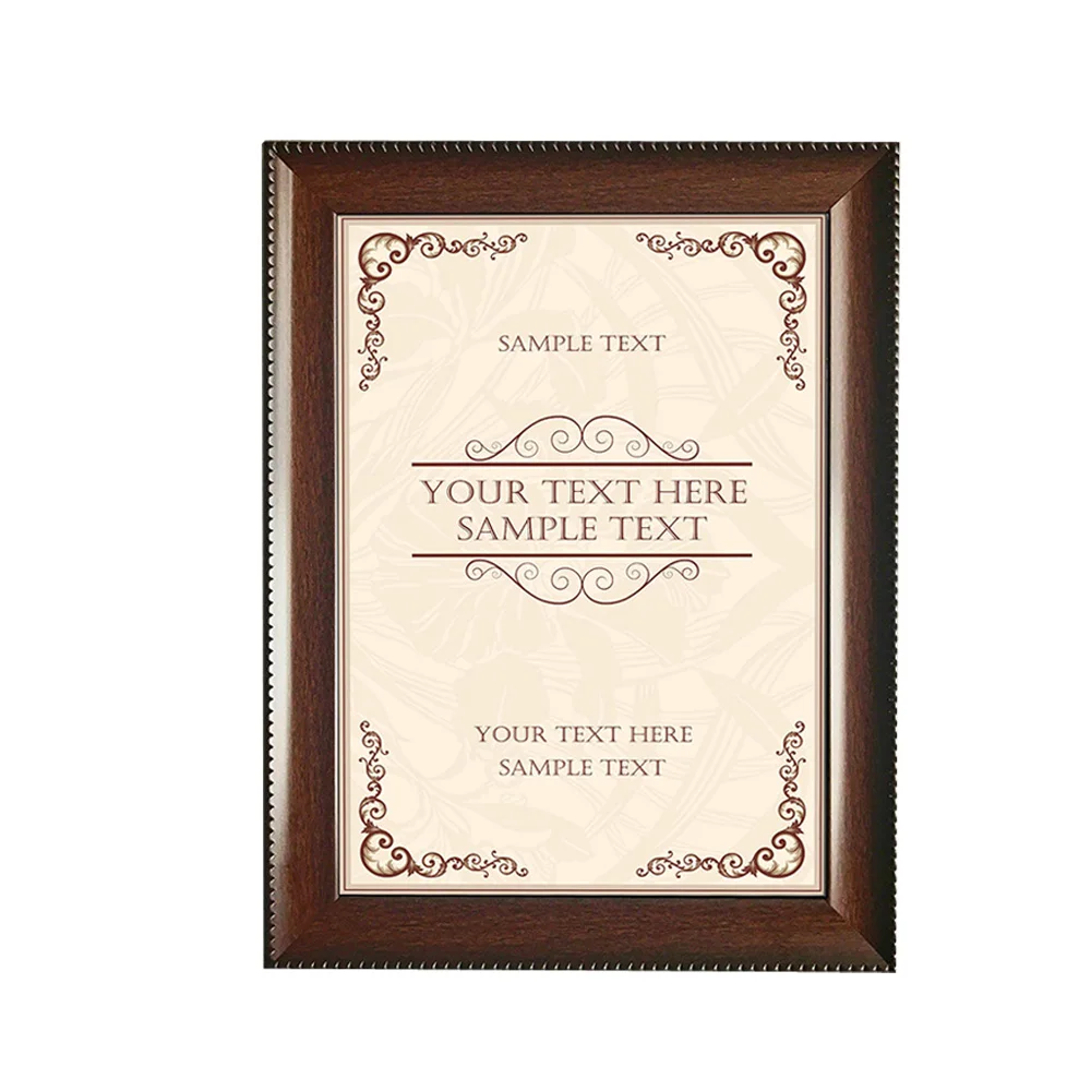 

A4 Picture Frames for Wall, Desktop Resin Picture Frames, A4 Frame Resin RPF027