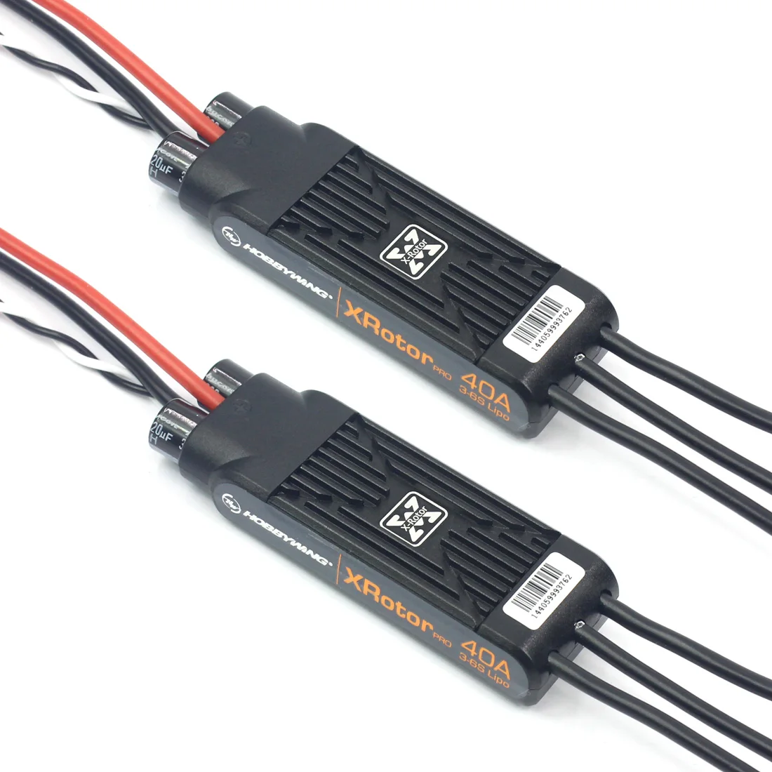 New 2pcs Hobbywing XRotor Pro 40A ESC No BEC 3S-6S Lipo Brushless ESC DEO for RC Drone Multi-Axle Copter F19256/7