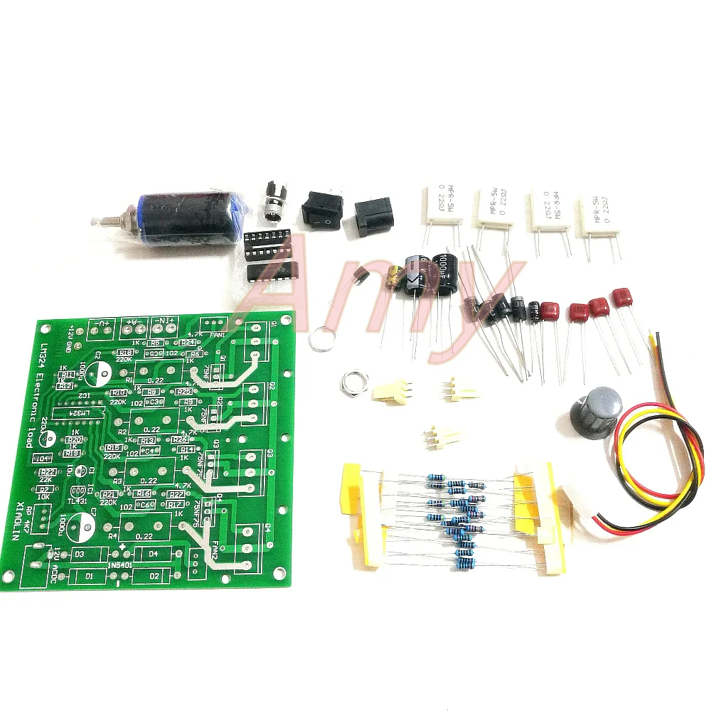 Obciążenie tester moc 150W 15V 0-10A /60V 2.5A LM324 proste obciążenie