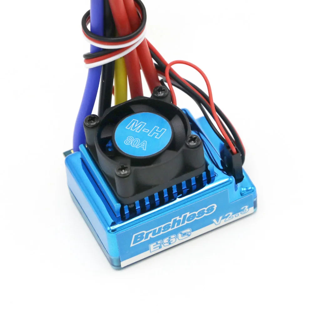 Waterproof 45A 60A 80A 120A Brushless ESC Electric Speed Controller Dust-proof for 1/8 1/10 1/12 RC Car Crawler  RC Boat Part