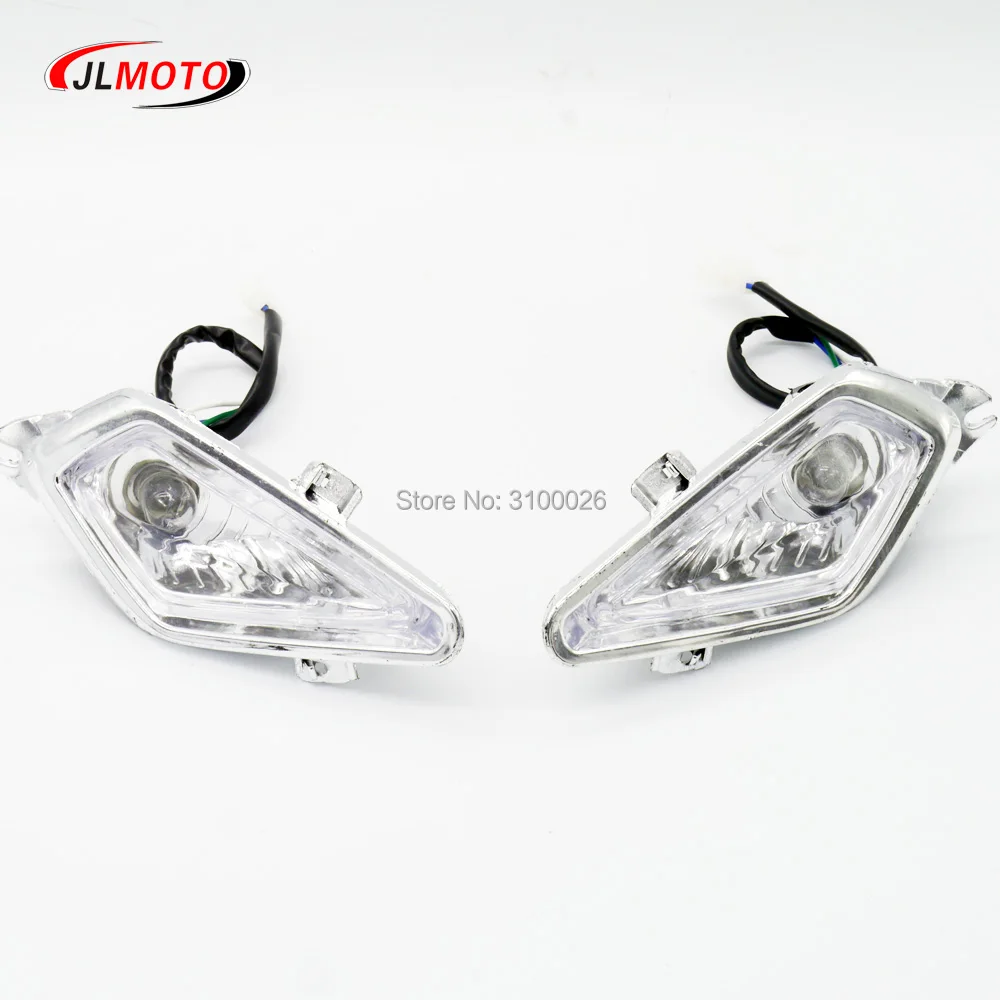 1Pair/2pcs Front Light of Jinling Actionbikes Nirtro 50cc 70cc 110cc 125cc Kids Mini ATV Quad Bike JLA-07-06 S-12 S-14 Parts