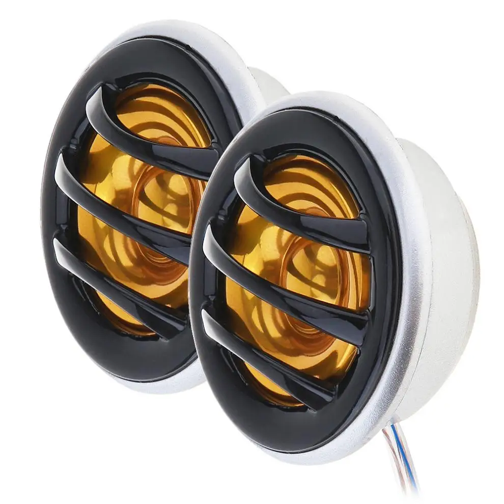 2pcs 150W 066 12V Car Horn Dome Tweeter Audio Loudspeaker Car Stereo Treble Speaker for Cars