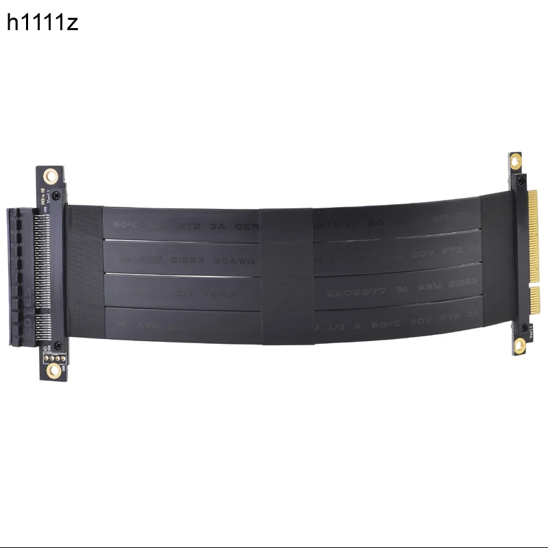 

H1111Z Add On Card PCIE/PCI-E Riser Card PCI Express Extension Cable Riser PCI E 8X Male to 8X Female Riser Cable for BTC Mining