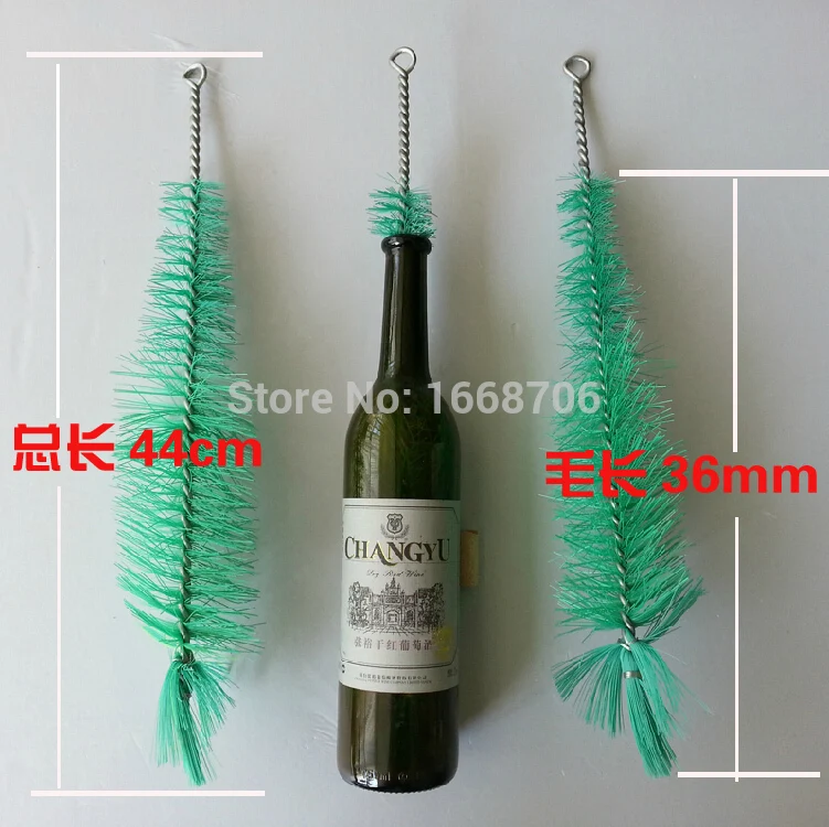 New 2pcs 0-1000ml home brew necessary beer red wine moonshine bottle package tool long bottle brush hero craft brew high quality