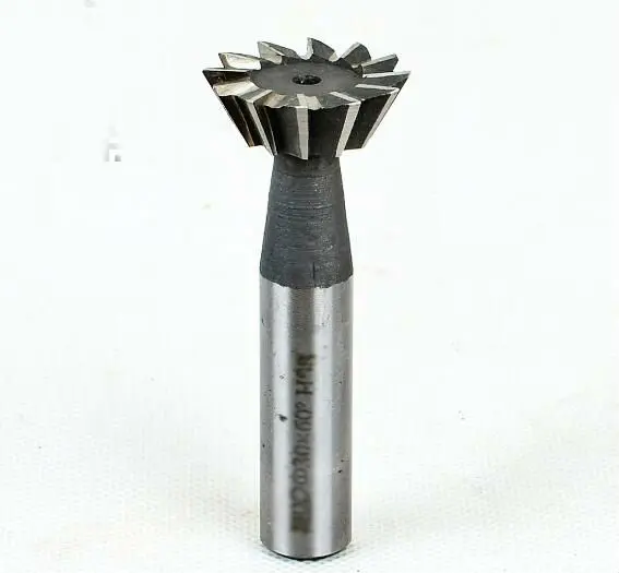 1PCS 45 Degree HSS Dovetail Cutter End Mill Milling Cutter 10mm 12mm 14mm 16mm 18mm 20mm 25mm 30mm 32mm 35mm 40mm 45mm 50mm 60mm