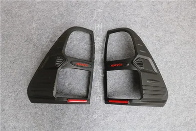 

forHilux Revo accessories ABS matte black tail light covers trim for Hilux Revo 2015- 2017 car styling rear lamp cover