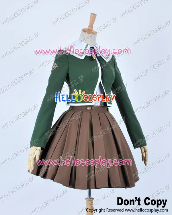 IN STOCK Danganronpa: Trigger Happy Havoc Ultimate Programmer Chihiro Fujisaki Cosplay School Uniform Outfit Dress Co