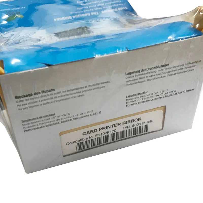 Nuovo nastro a colori 800015-940 per stampante Zebra P110i P120i 200 immagini stampa