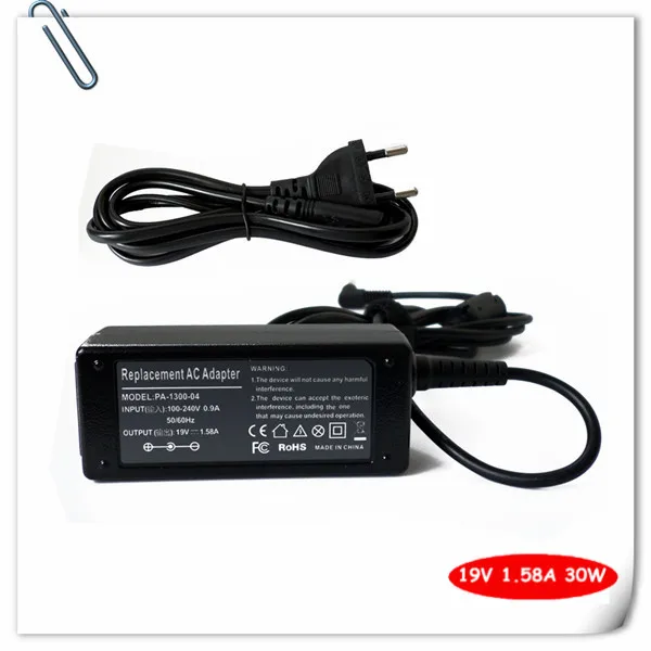 AC Adapter Power Supply Cord For DELL Inspiron 910 1010 1011 1012 1018 19V 1.58A 30W Laptop Charger Plug