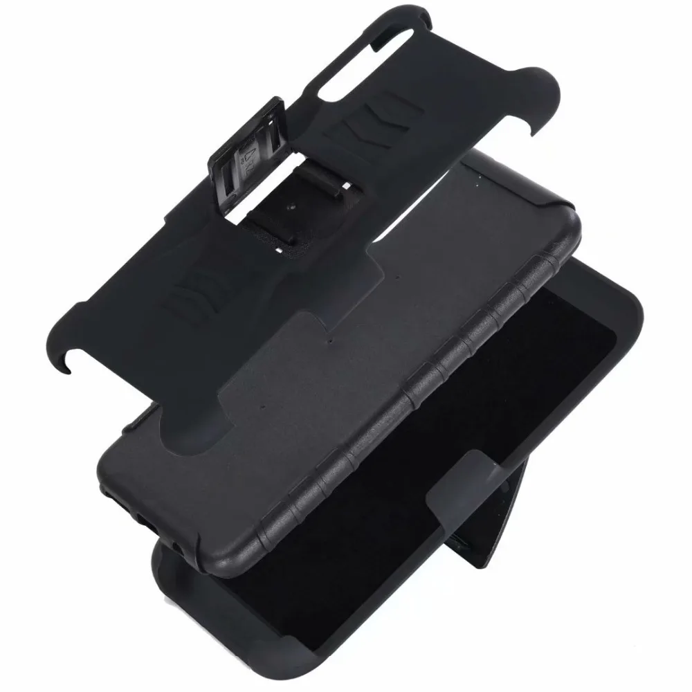 ShockProof Heavy Duty Armour Tough Stand Case With Belt Clip For Samsung Galaxy A7 2018/A750