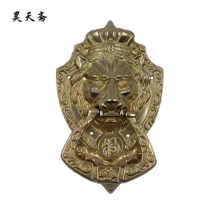 [Haotian vegetarian] antique copper beast handle / Antique Hardware / antique furniture copper fittings / HTA-022