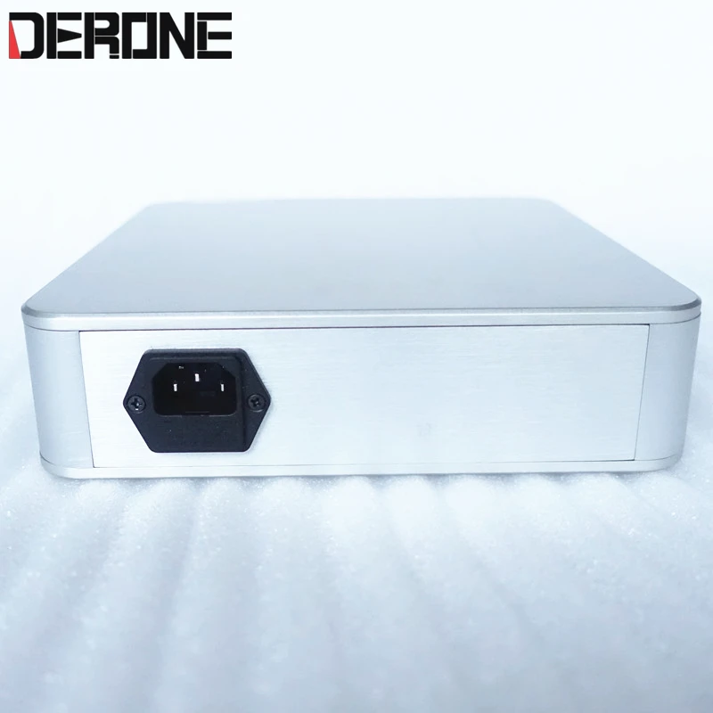 هيكل صندوق من الألومنيوم لمكبر الصوت ، مبيت 214 × 214 × 55 مللي متر لمكبر الصوت ، سماعة رأس ، مضخم صوت مسبق dac