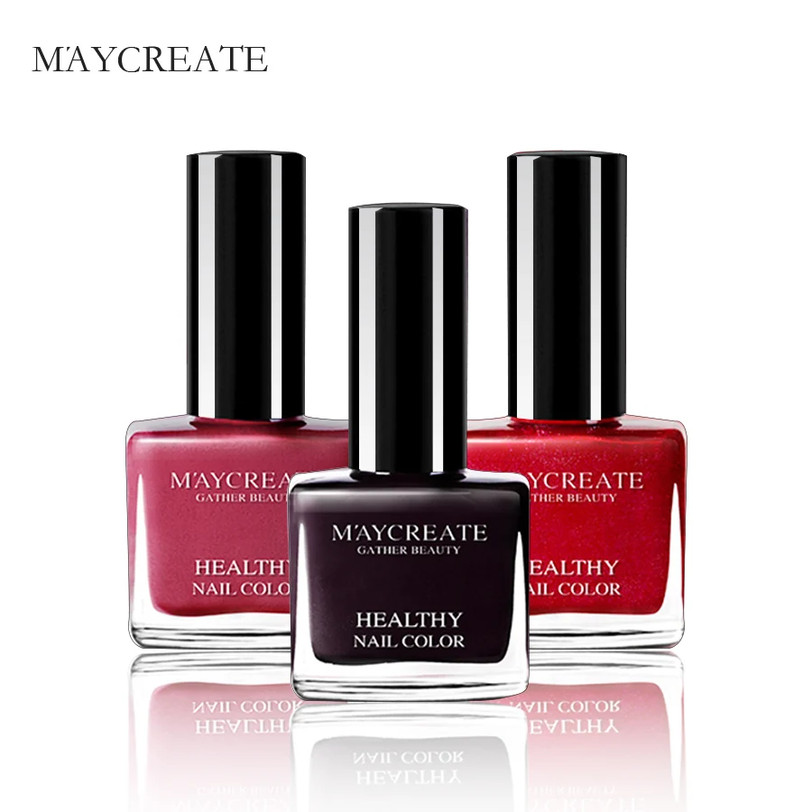 ON SALE-MayCreate Brand 11ml Nail Gel Lacquer Soak Off Varnish Nail Polish Gels Flavorless Lasting Gel Nail Polish