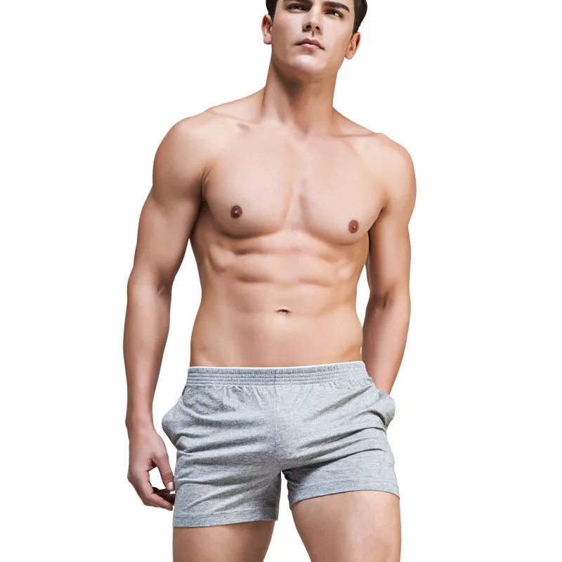 Men Shorts Gyms Sport Fitness Home Shorts Elastic Waist Sport Running Short Underpants Joggers Modal Street wear Sleeping pants