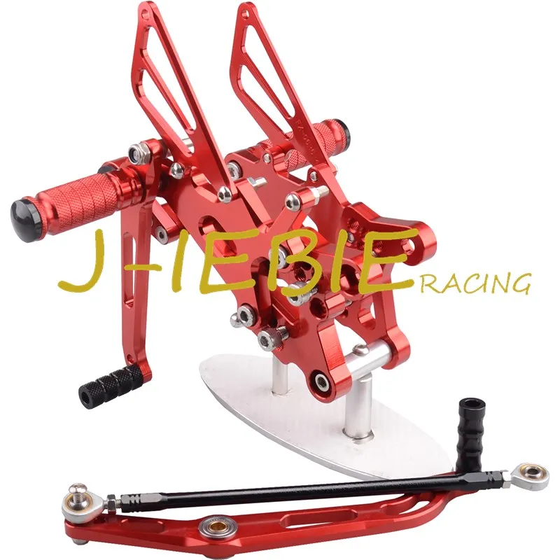 

CNC Racing Rearset Adjustable Rear Sets Foot pegs Fit For Yamaha YZF R6 2006 2007 2008 2009 2010 2011 2012 2013 2014 RED