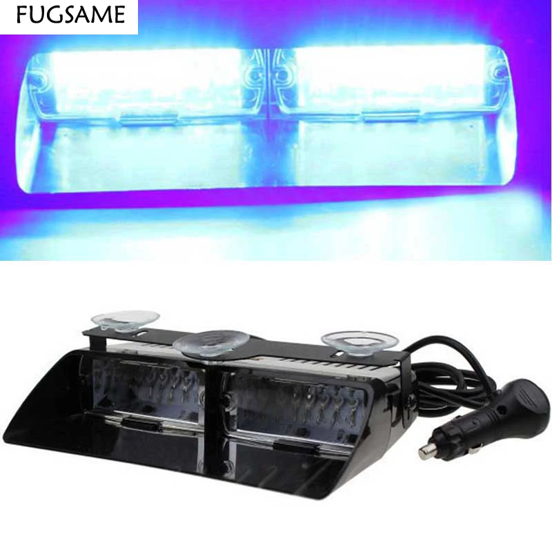 

FUGSAME Free shipping super bright Car Warning Lights S2 16pcs LED blinking light