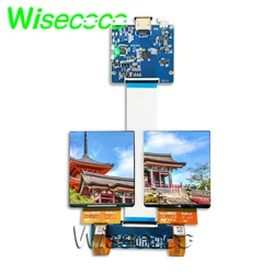 Wisecoco 3.81 Inch Micro OLED AMOLED 1080x1200 VR AR MR Display H381DLN01.2 LCD Module MIPI Controller Board 90hz IPS Screen