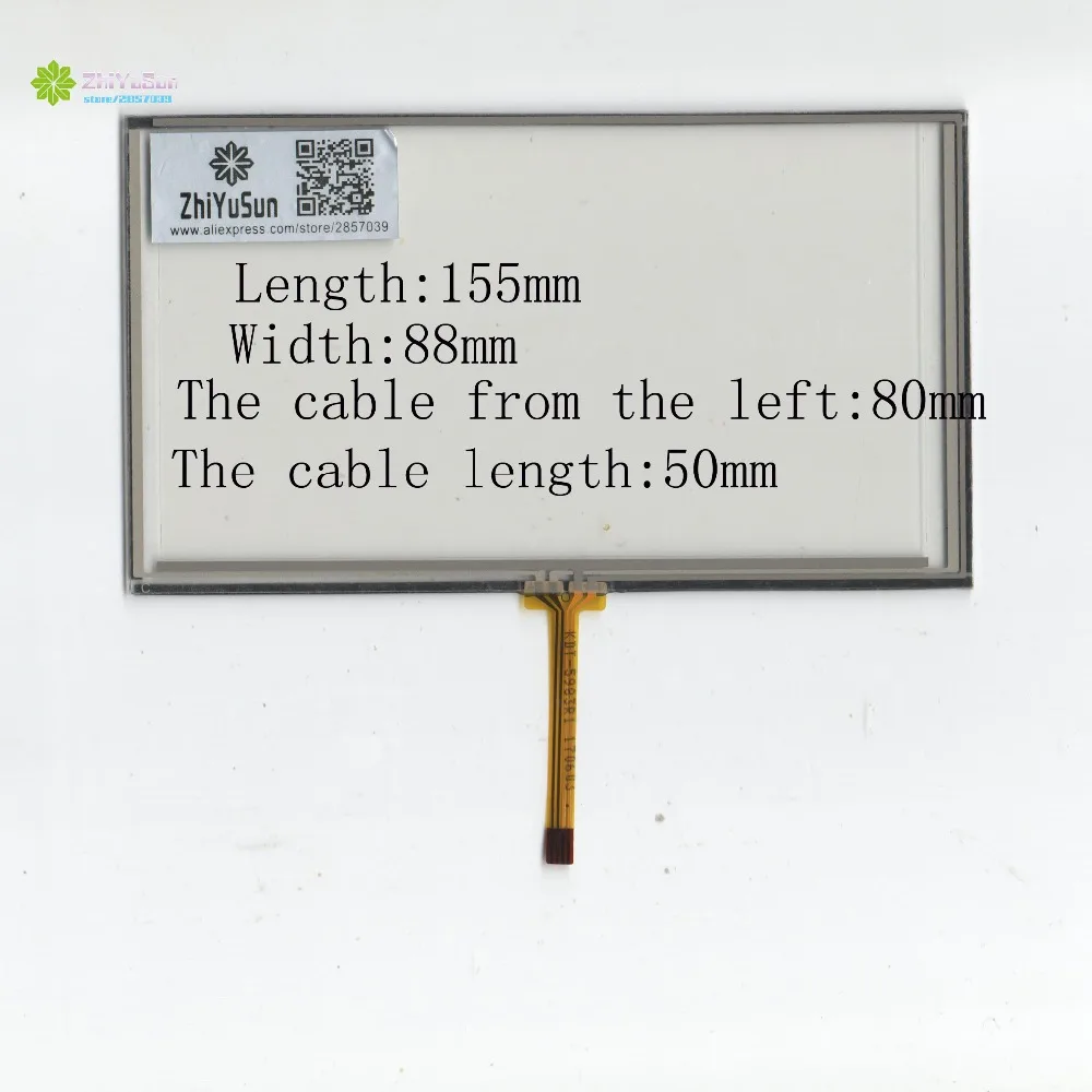 

ZhiYuSun KDT-5983R1 6.2inch 155mm*88mm 4 line touch screen panel 155*88 Sensor glass for GPS CAR compatible