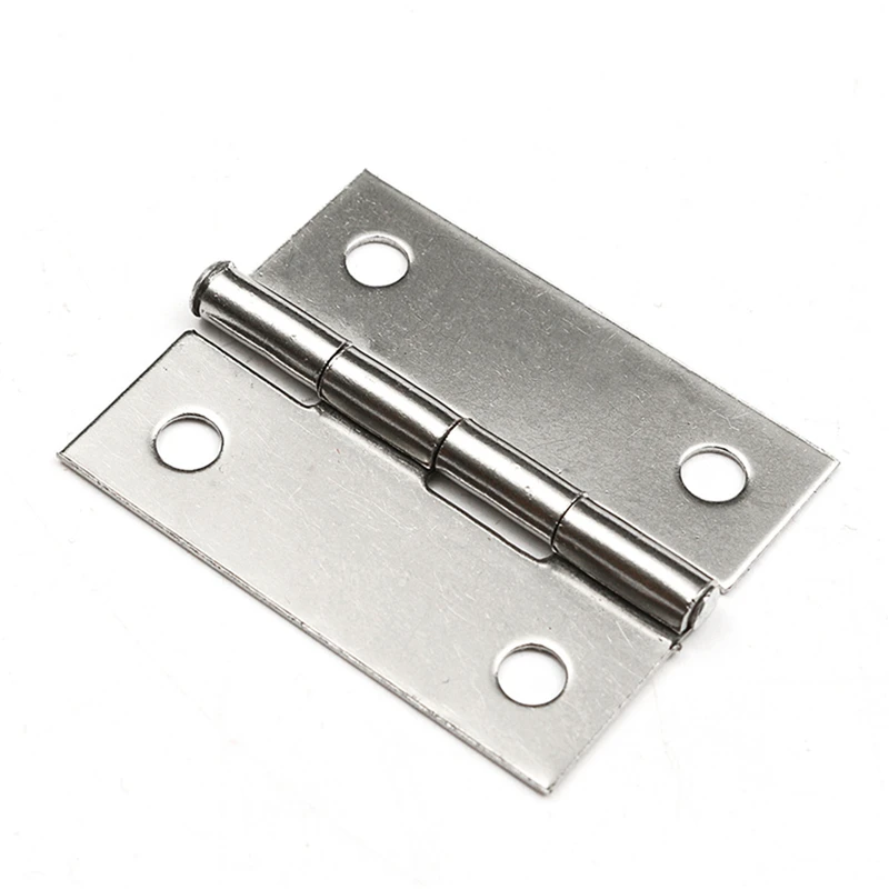 MTSPACE Durable 10pcs/Set Stainless Steel Butt Hinges for Cabinet Drawer Door 1.5 Inch Length Widely Used for Door Furniture