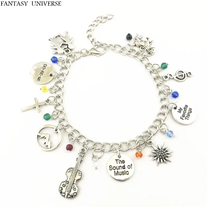 FANTASY UNIVERSE Freeshipping 20pc a lot The Sound of Music charm bracelet HRFKGKDF06