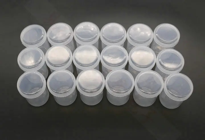 Microplaqueta que classifica a garrafa redonda das caixas, caixa portátil da microplaqueta, 18 microplaquetas redondas da garrafa, classificando e classificando caixas