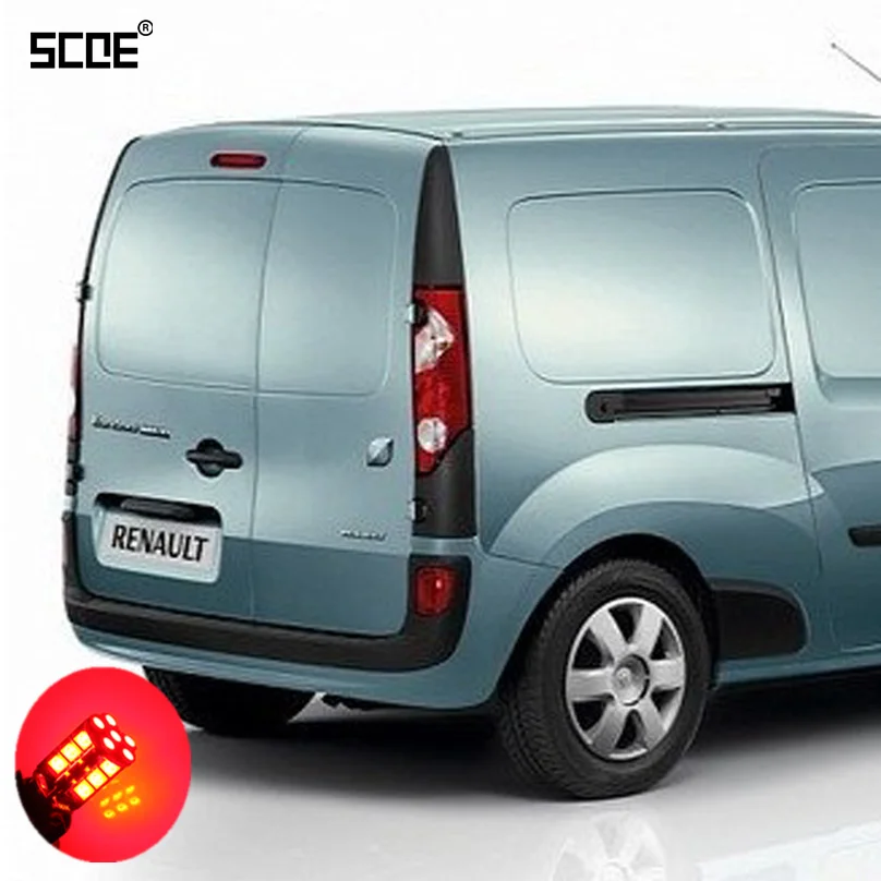 Dla Renault Kangoo Kangoo II Kangoo Expres SCOE 2X 60SMD LED hamulec/Stop /Parking tylny/żarówka światła tylnego/źródło światła Car Styling