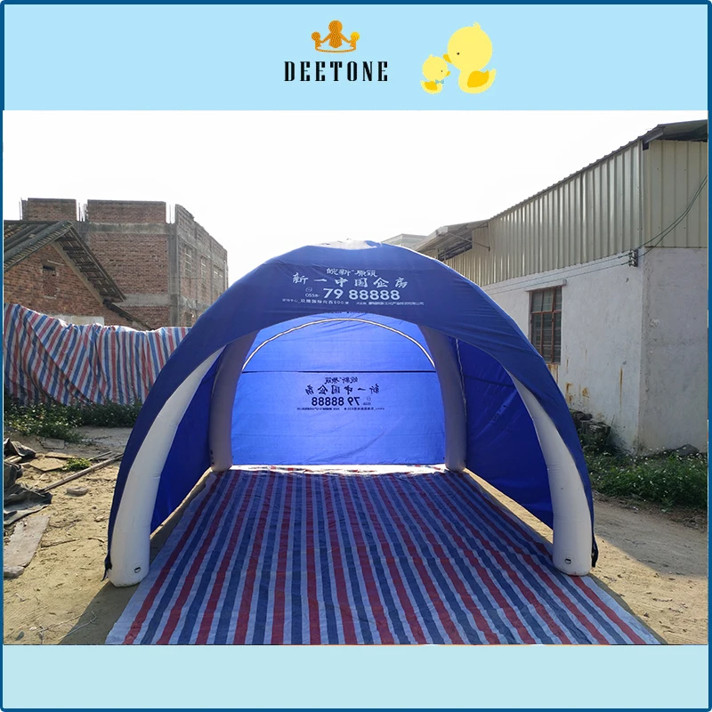 Custom Advertising air tight inflatable X shape arch tent for trade show