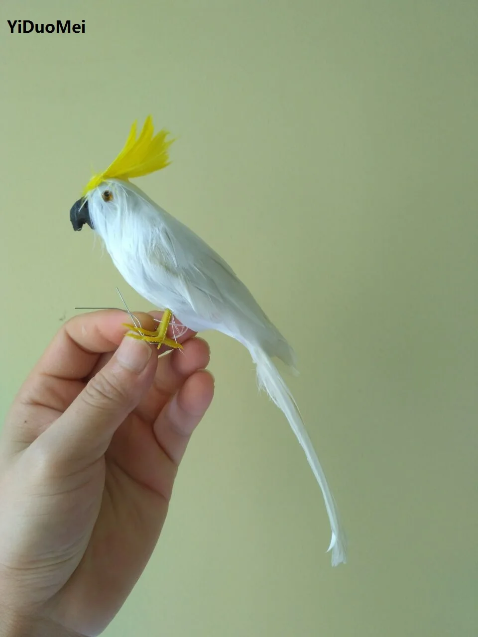 foam&feathers artificial bird 20cm white parrot cockatoo bird,handicraft,home garden decoration gift a1970