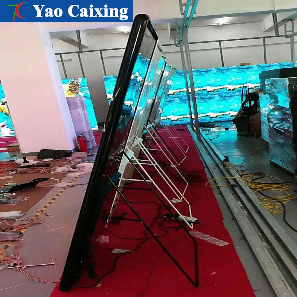 Indoor poster video full color LED display,Super thin color poster advertising machine