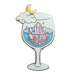 Crystalline Water Enamel Pin