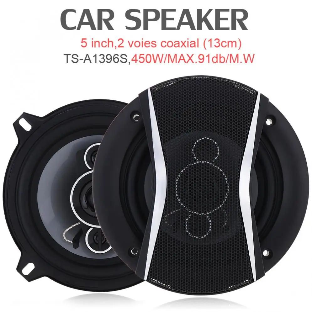 TS-A1396S 5 Inch 450W Auto Car HiFi Coaxial Speaker Vehicle Door Auto Audio Music Stereo Full Range Frequency Speakers