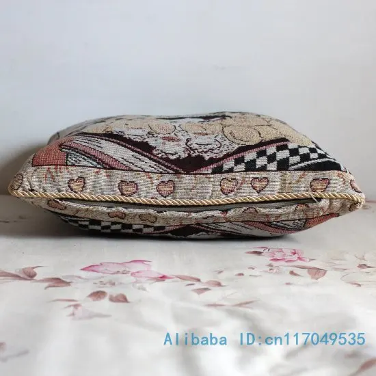 Sarung bantal 1 PCS 16 inch (42 cm * 42 cm) 3 beruang Katun Bantal Penutup Grosir P148