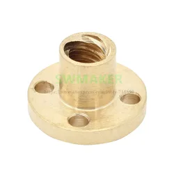 1pcs TR8 ACME BRASS NUT for TR8x2/TR8x4/TR8x8 lead screw for Reprap 3D printer and CNC machine