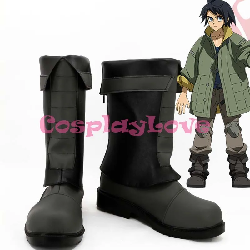 

GUNDAM MOBILE SUIT GUNDAM MIKAZUKI AUGUS Cosplay Shoes Boots Hand Made Custom-made For Halloween Christmas CosplayLove