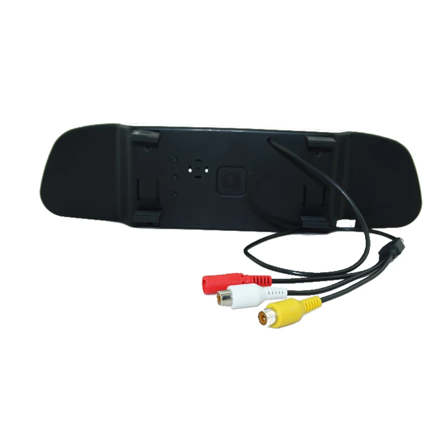 Glass lens material car rear reserve camera bring 4 led night vision+4.3