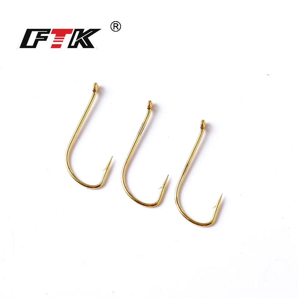 FTK Barbed Hook Size7#-Size15#  Fishing  From Japan Hooks Jig Carp Feeder Anzol Fishhook Fishing Tackle