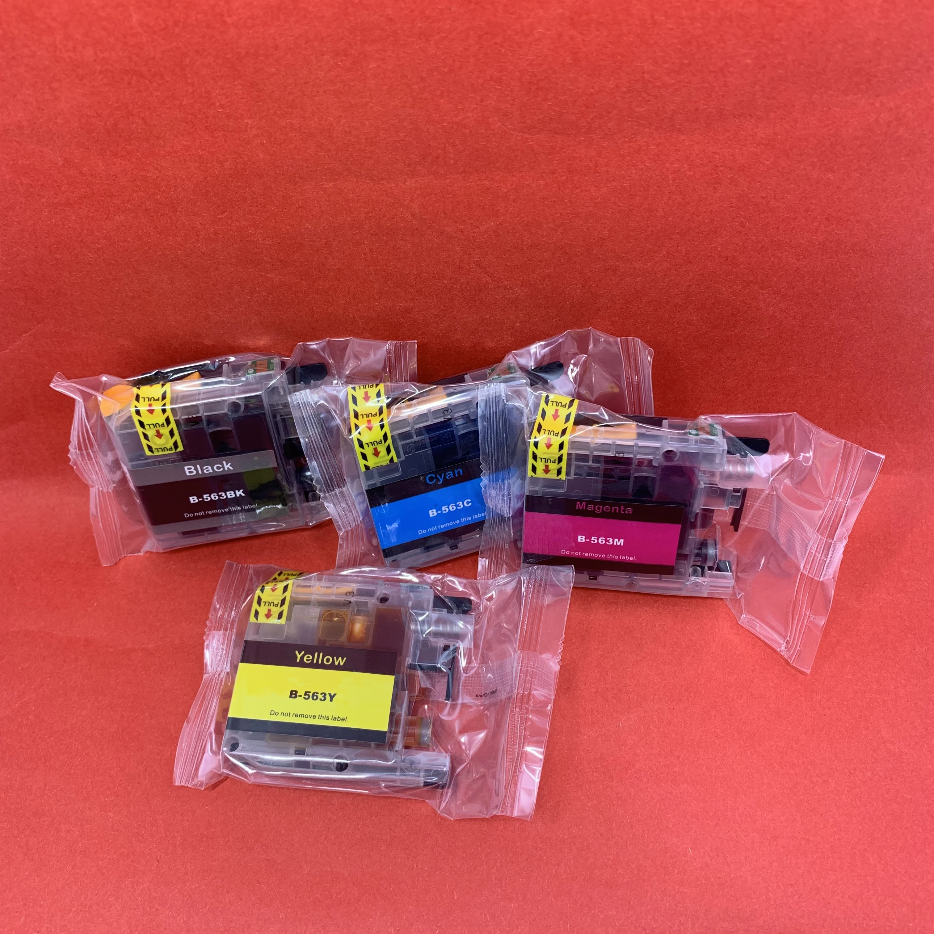 

4Pcs LC563 Compatible Ink Cartridge LC 563 for Brother MFC-J2310 MFC-J2510 MFC-J3520 MFC-J3720 Printer