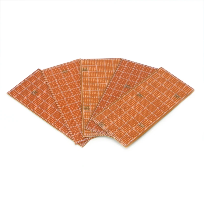 5pcs Stripboard Veroboard vero prototype print Circuit Board 6.5x14.5cm 2.54mm breadboard