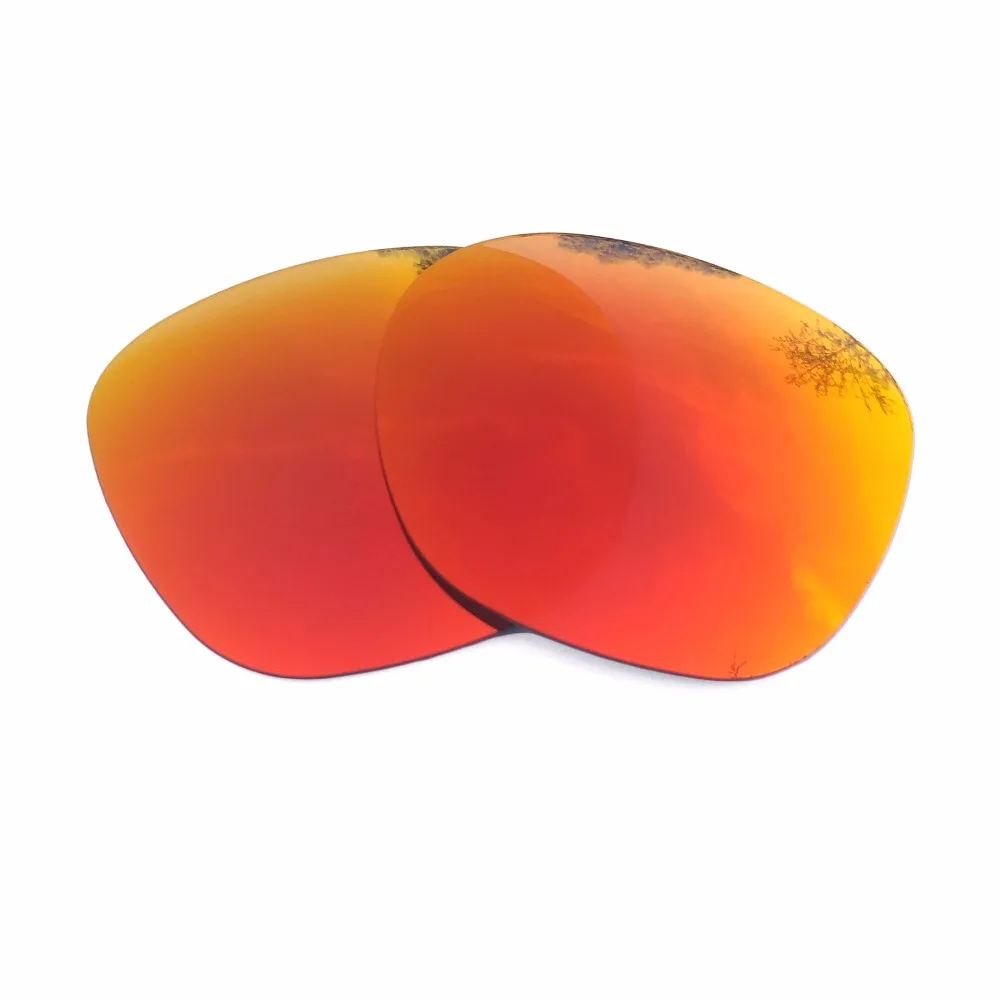 Orange Red Mirrored & Brown Polarized Replacement Lenses for Garage Rock Frame 100% UVA & UVB