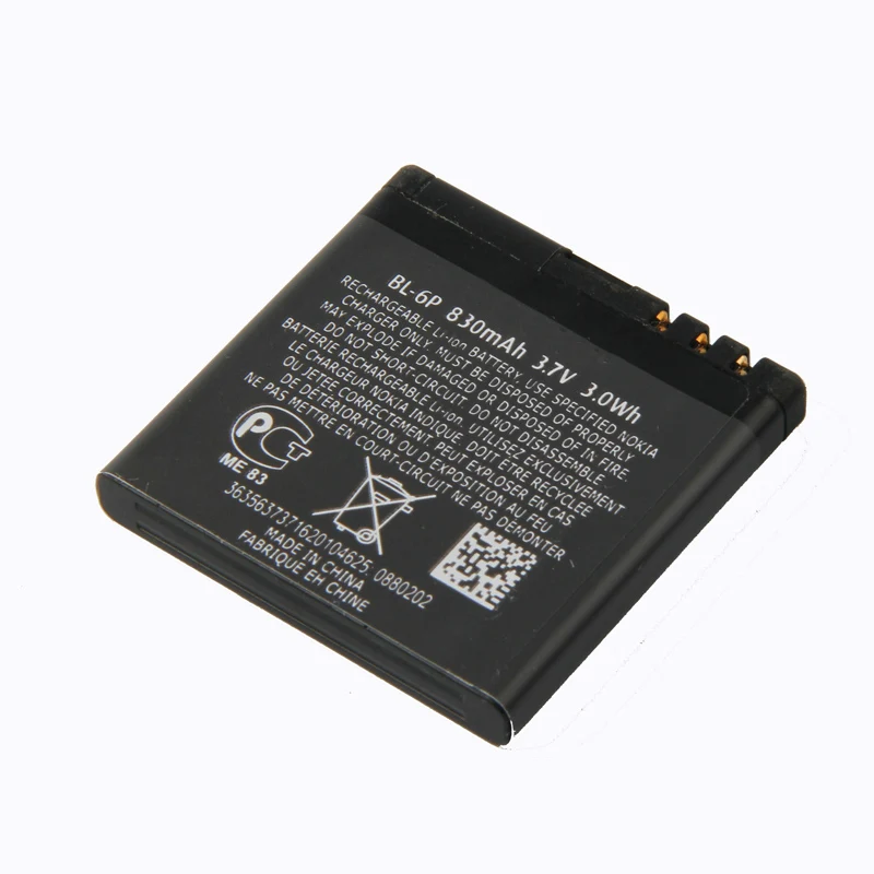 Original BL-6P phone battery for Nokia battery For Nokia 6500C 6500 classic 7900 Prism 7900P BL 6P BL6P 830mAh