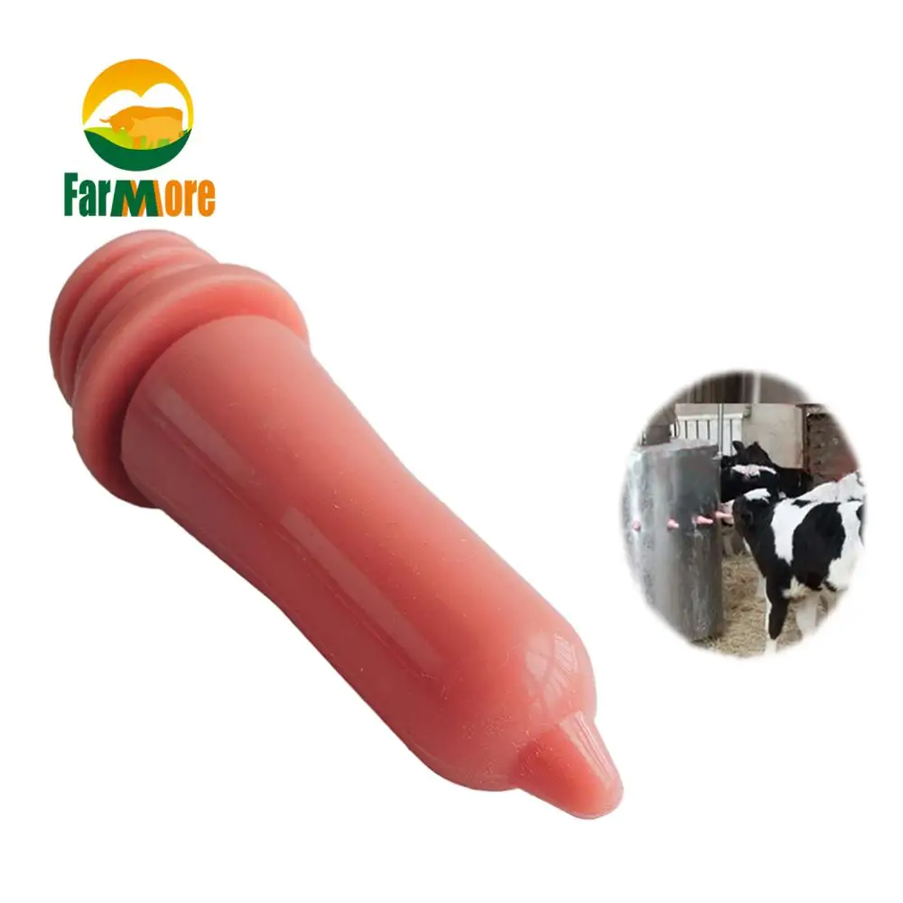 

1Pcs Calf Nipple Milk Drink Pacifier Cattle Calf Sheep Feeding Bottle Drinking Water Nipple Farm Animal Drinker Feeder