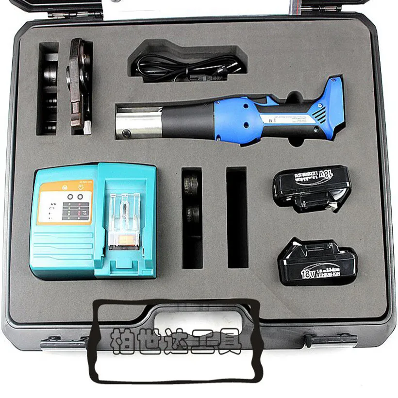 Llave de tubo de presión hidráulica eléctrica, batería recargable PEX, herramientas de Prensado hidráulico, llave de cobre tipo Viega, EZ-1528