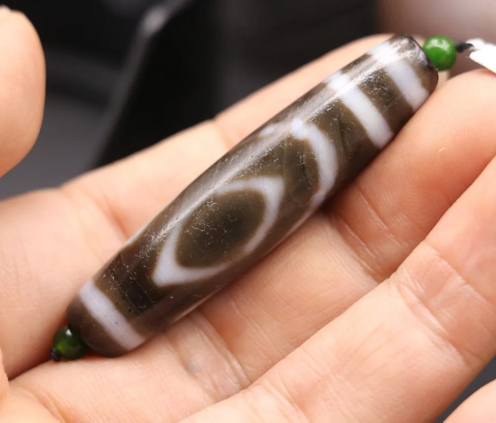 

Magic Power Tibetan Top 4A Old Oily Patina Agate 4 Buddha Eye dZi Bead Totem TEQ LKbrother Talisman Treasure