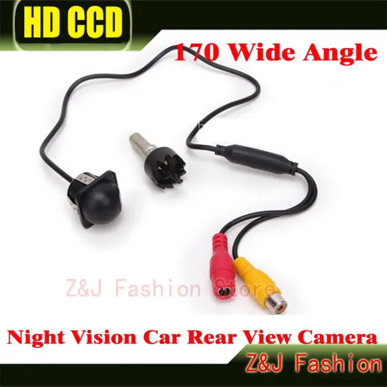 170 Wide Angle night Car Rear View Camera Front Camera Viewside Camera Reverse Backup Color Camera 6M Cable