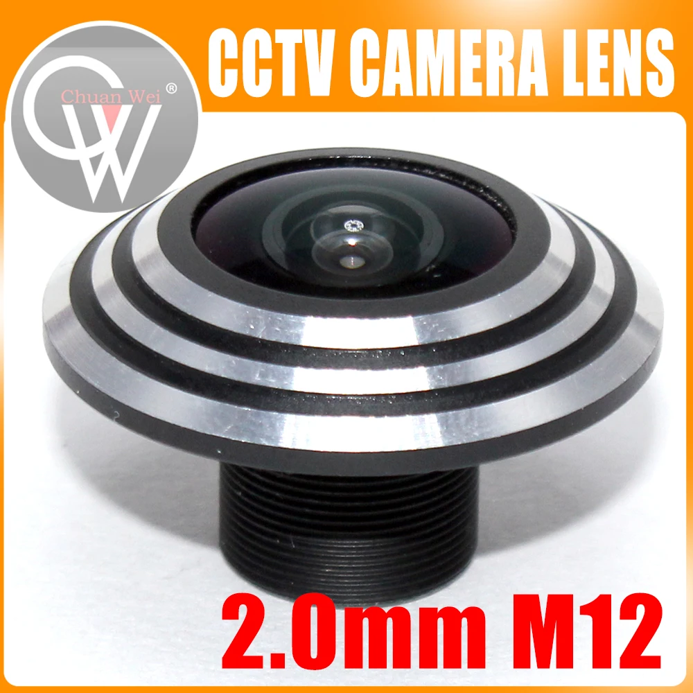 Lente grande angular de metal 1.78mm e 2.0mm, lente olho de peixe 150 graus de proteção de entrada para câmera cctv, frete grátis