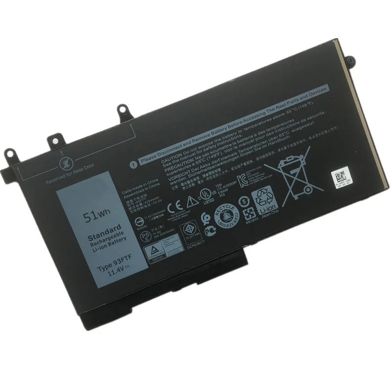 SupStone 51WH 93FTF Laptop Dành Cho Dành Cho Laptop Dell Latitude 5280 5480 5580 5290 5490 5590 4YFVG GD1JP 3VC9Y FPT1C