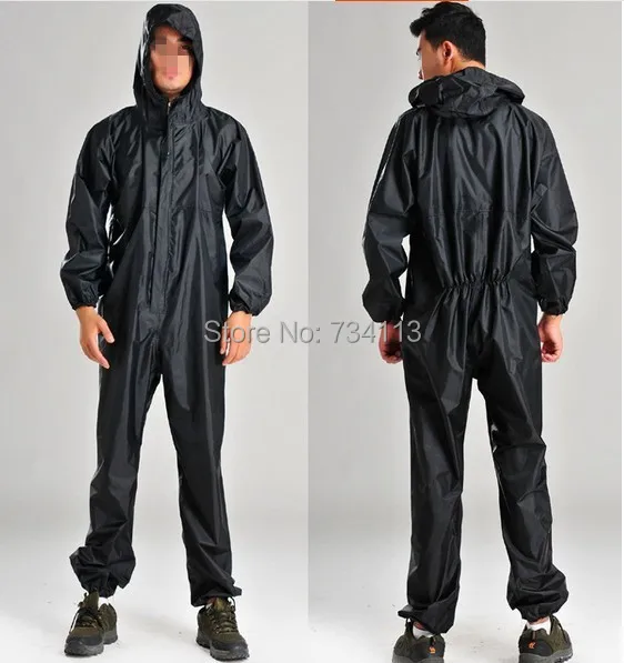 Waterproof work clothes Conjoined raincoats overalls motorcycle raincoat Protection clothing rain suit Dust-proof anti-paint