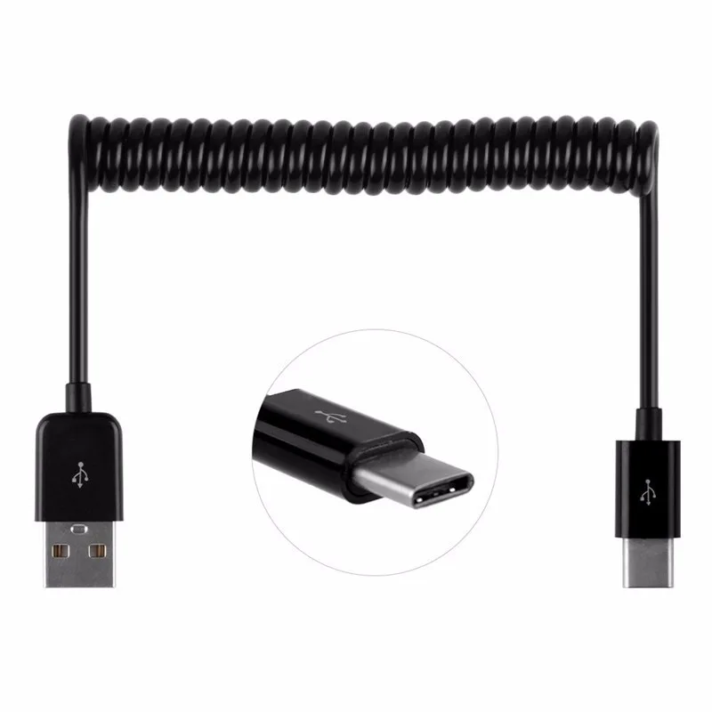 Cable de carga tipo C retráctil para Oneplus 2, USB 3,1, tipo C, sincronización de datos, para huawei P9/Letv One/Pro/Xiaomi 4c Nexus 5X 6P