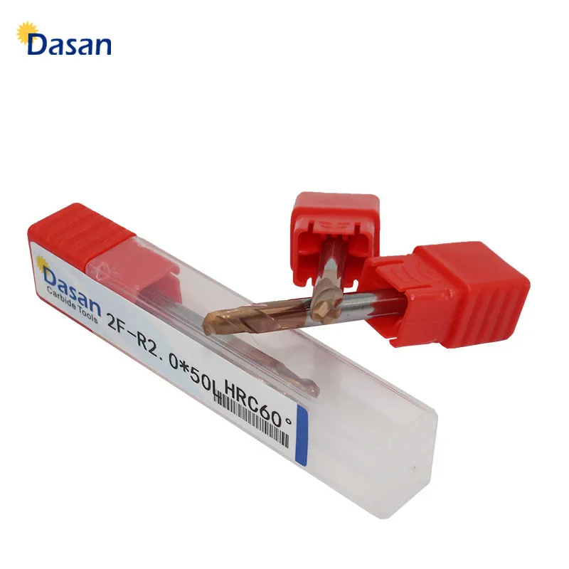 1 قطعة مطحنة 8 مللي متر كربيد الكرة الأنف Endmills HRC60 2 الناي نهاية مطحنة 1 مللي متر 1.5 مللي متر 2 مللي متر 2.5 مللي متر 4 مللي متر 5 مللي متر 6 مللي متر مطحنة الكرة CNC قاطعة المطحنة أداة